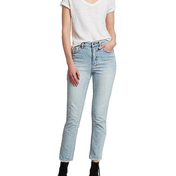 Ksubi Slim Pin Oblivion High Rise or Waisted Frayed Hem Cotton Denim Jeans 26 - Picture 2 of 14